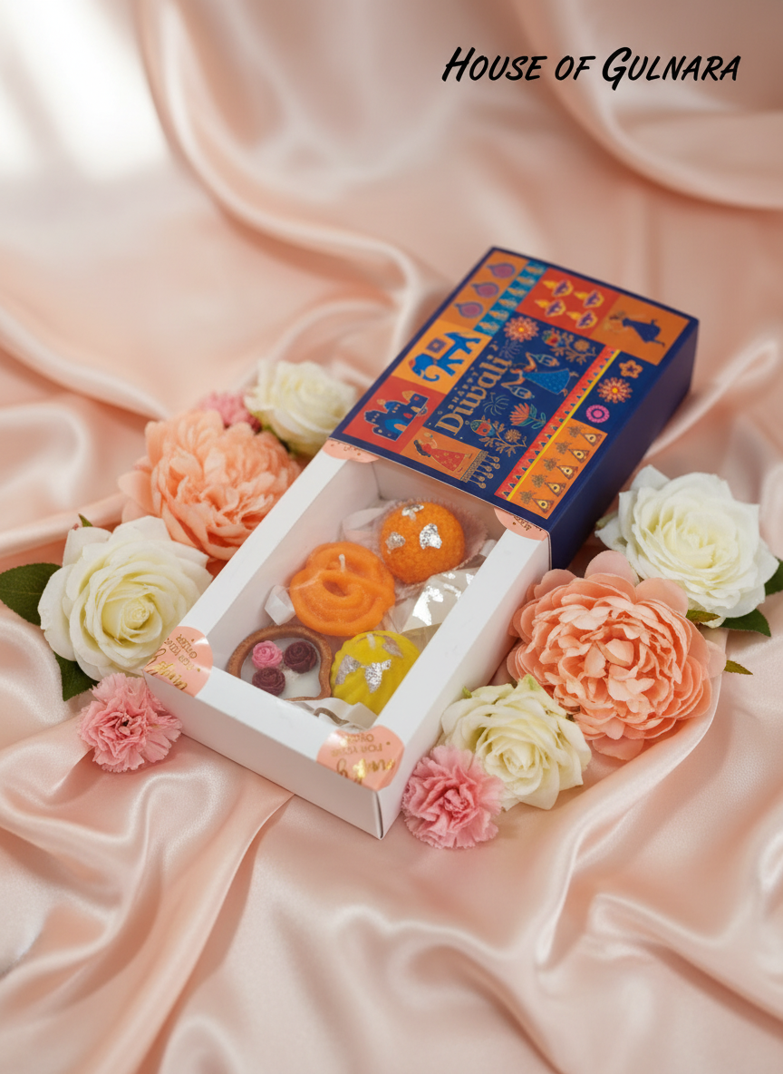 Diwali signature mithai candles set of 5