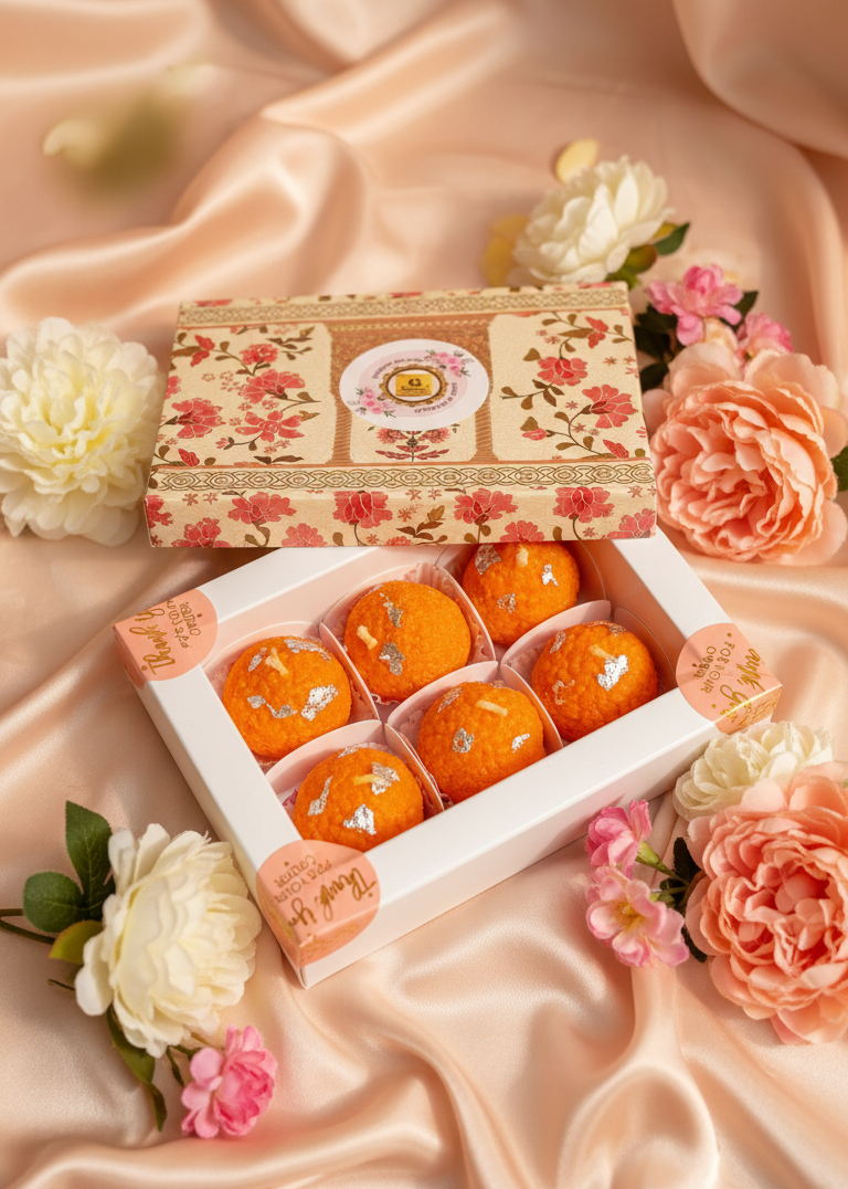 Set of 6 ladoo candle