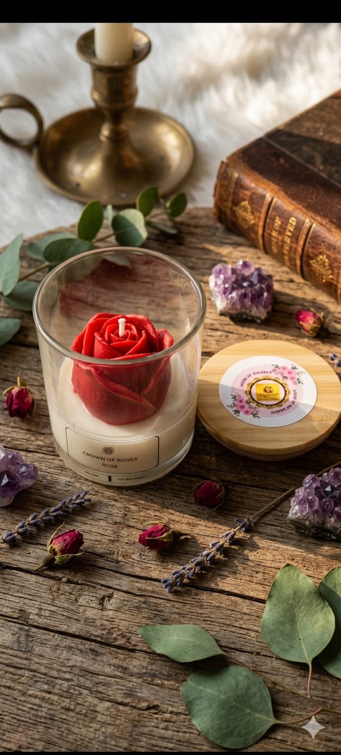 Rose candles