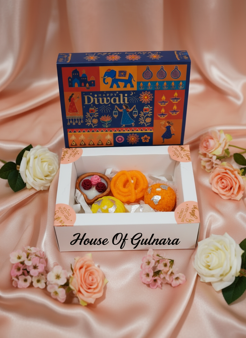 Diwali signature mithai candles set 0f 5