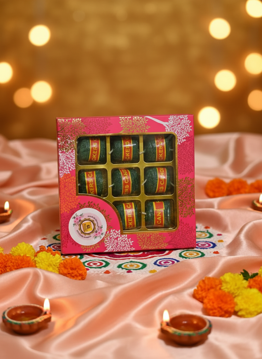 Eco pataka candles set of 9