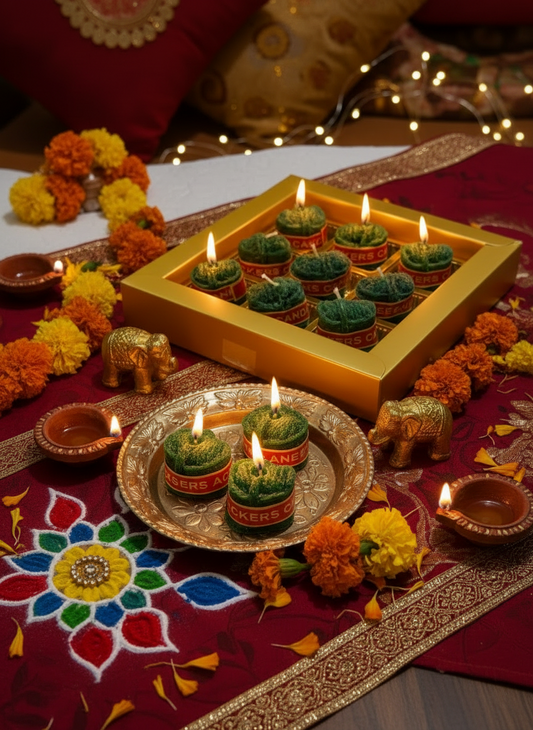 Eco Pataka Candles Set of 9