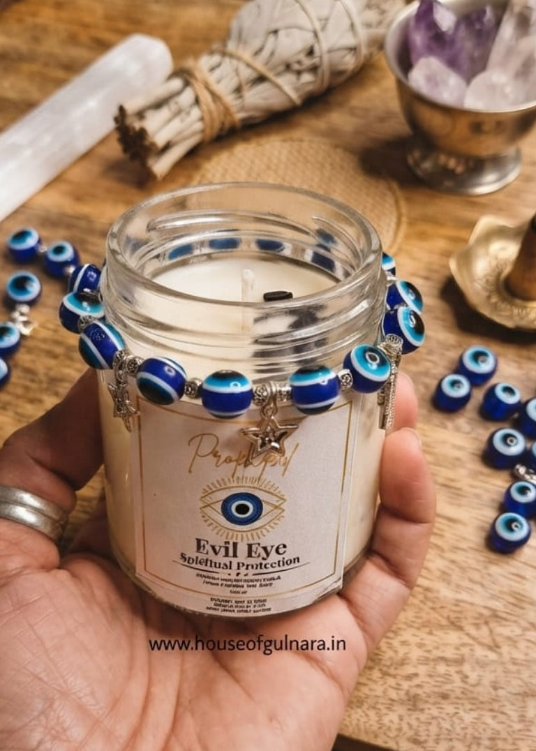 Combo Set Raksha Plus Evil Eye Protector Candle