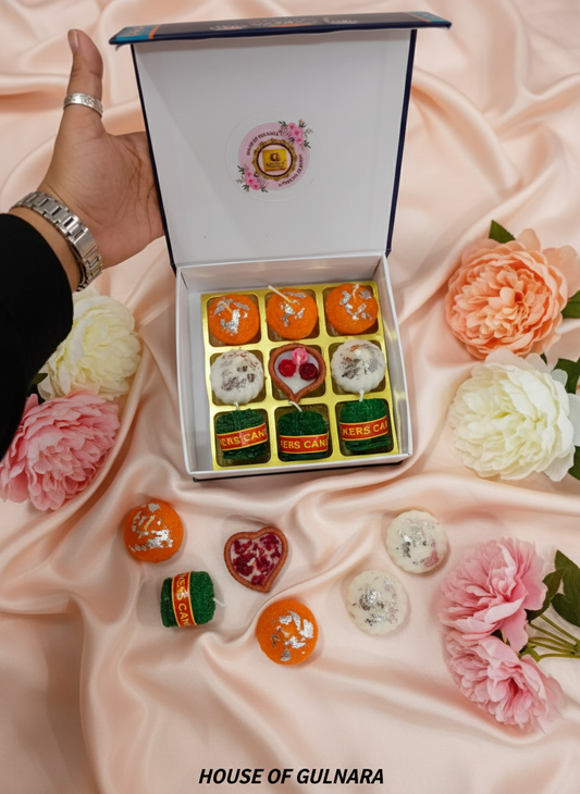 Royal Mithai Candles set of 9