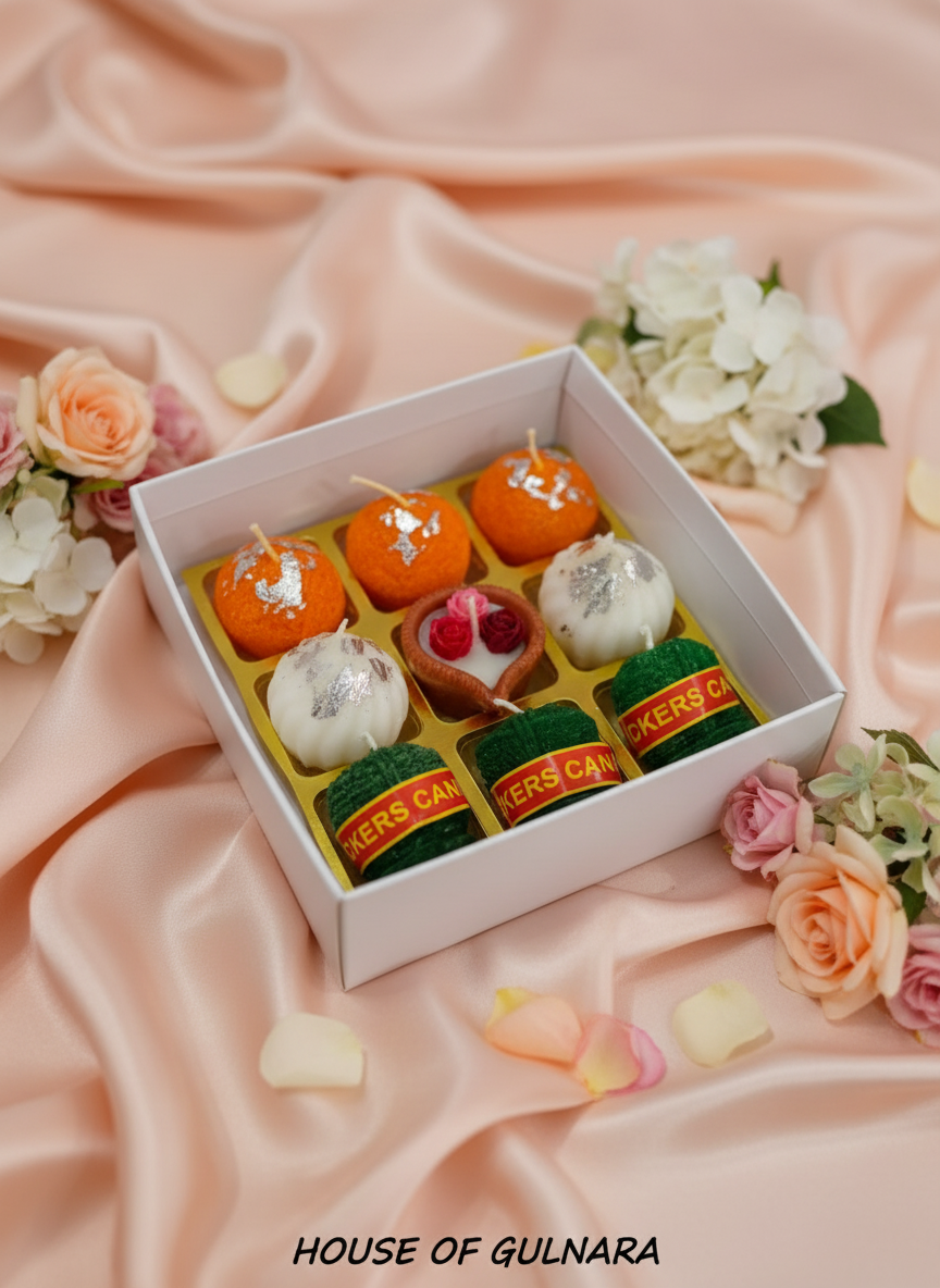 Royal Mithai Candles set of 9