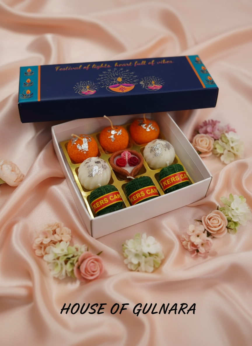 Royal Mithai Candles set of 9 (c)