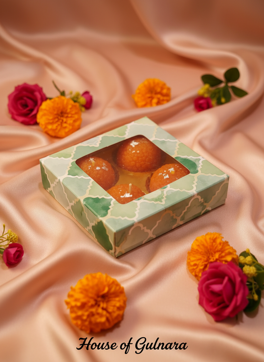 Set of 4 adoo candles