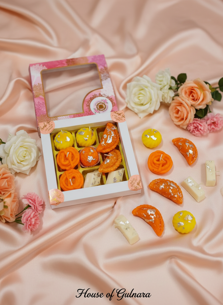 Signature Mithai candles set of 9