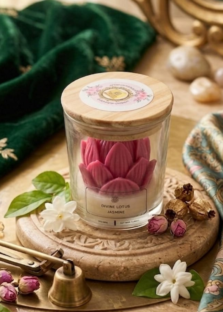 PURE LOTUS CALM PINK JAR CANDLE