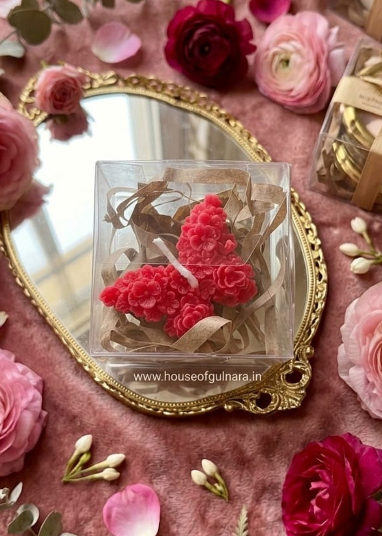 butterfly candle with stick