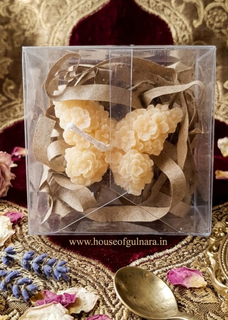 butterfly candle with stick