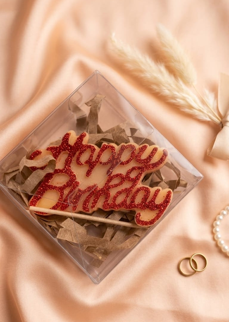 happy birthday candle with