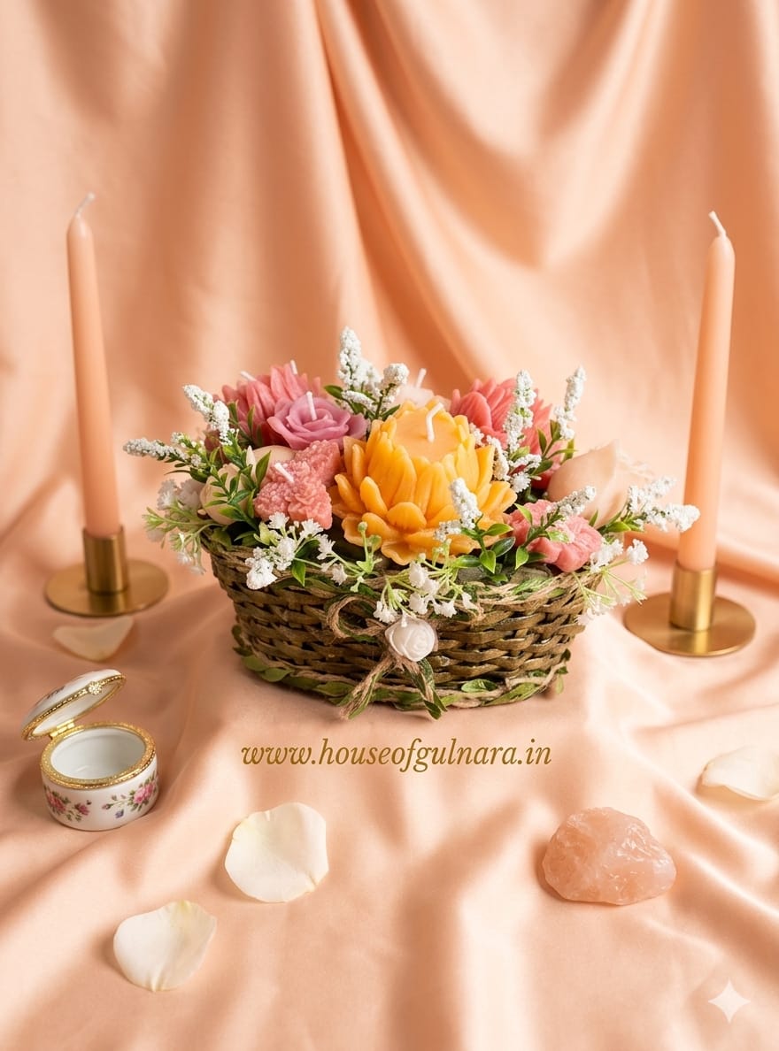 Kamal Vatika candle bouquet