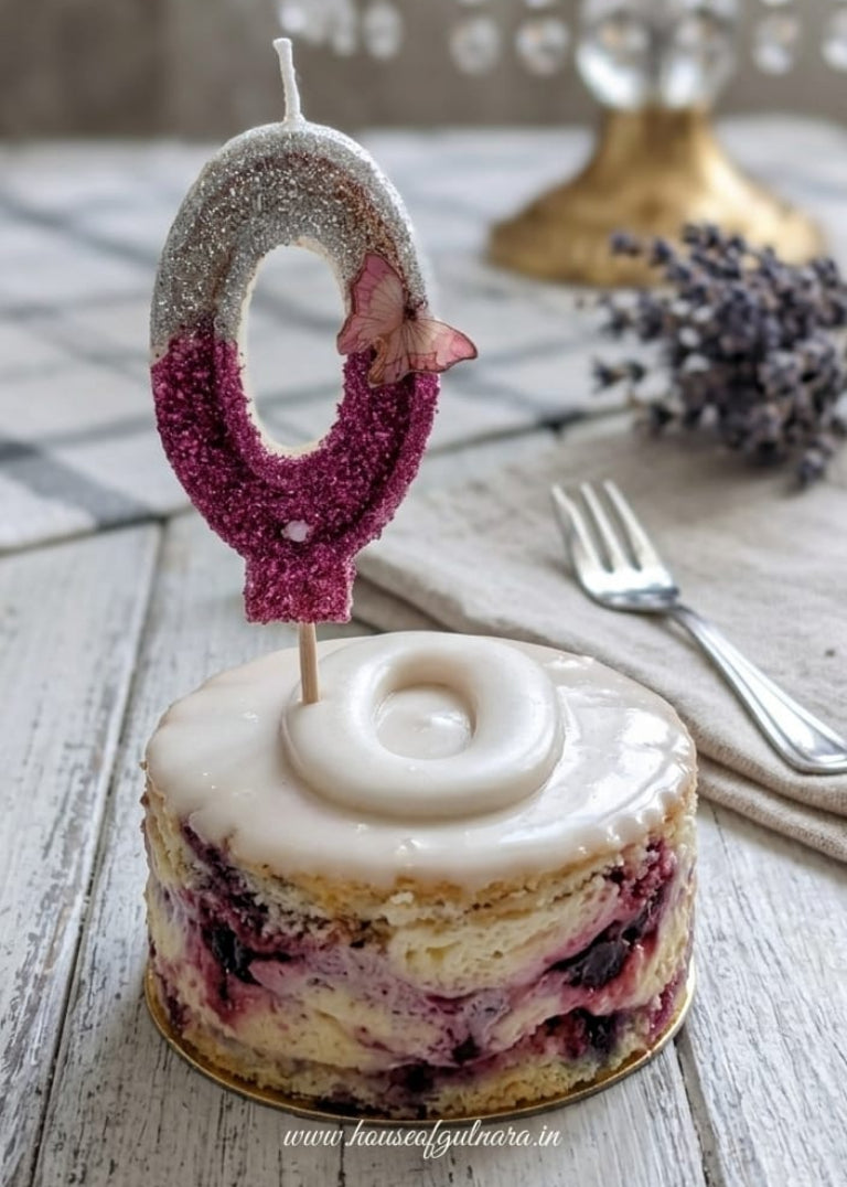 Full Set of 1 to 9 Butterfly Glitter Number Candles – Cake Toppers